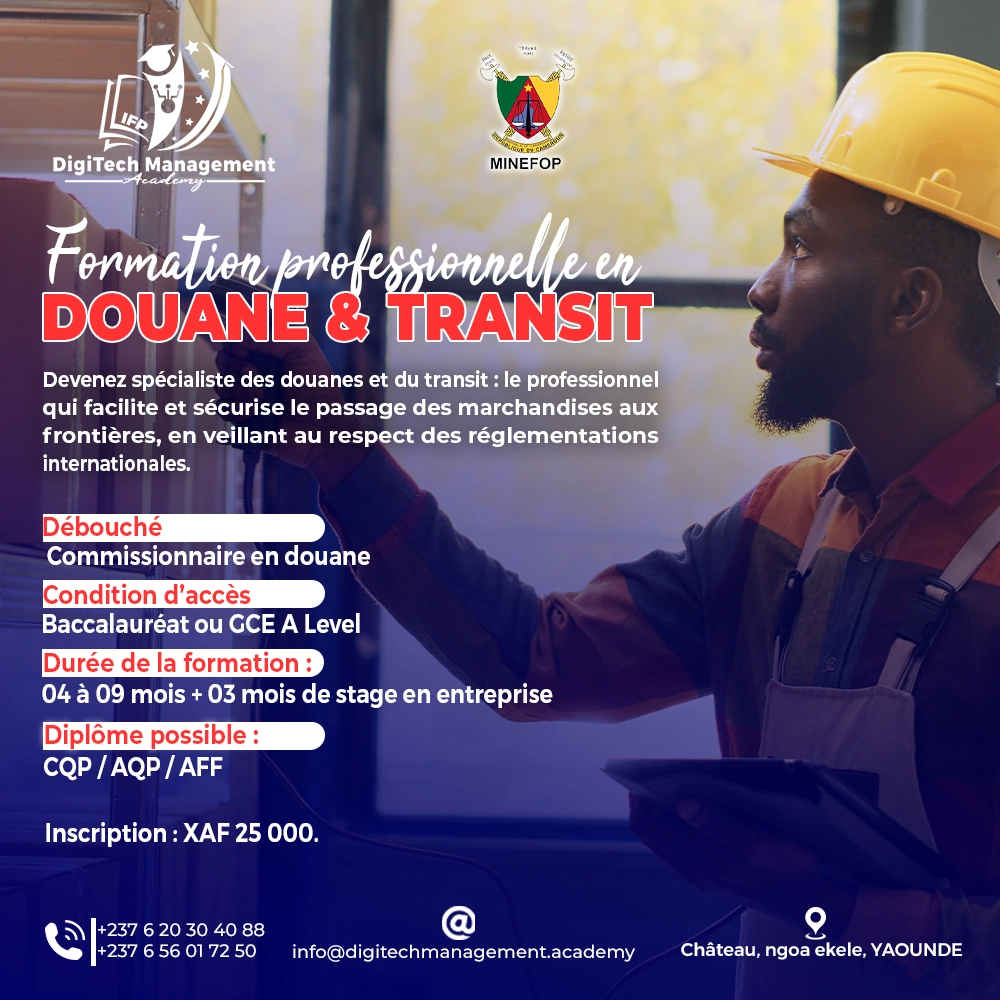 formation en Douane et transit au Cameroun