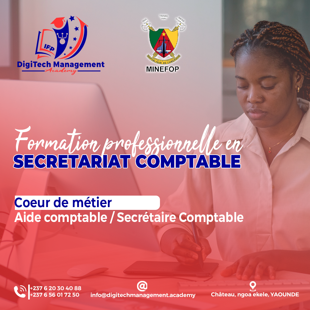 formation professionnelle en secrétariat comptable au Cameroun